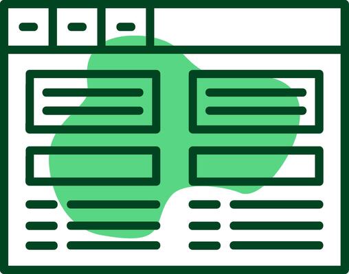 Impressions Outline Icon Style