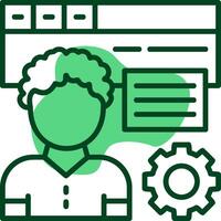 Link outreach Outline Icon Style vector