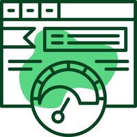 Ad group Outline Icon Style vector