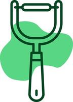 Peeler Outline Style Icon vector