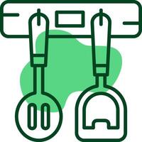 Rack Outline Style Icon vector