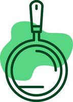 Pan Outline Style Icon vector