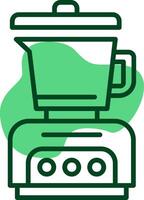 Mixer blender Outline Style Icon vector