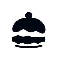 Iconic dessert symbol featuring a chocolate-covered treat with a rounded top vector