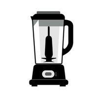 Blender ready for making smoothies in a modern kitchen setting vector