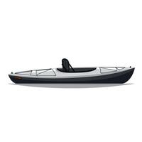 Kayak designed for water adventures in serene environments vector