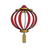 Chinese lantern illustration vector