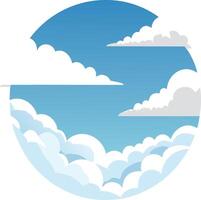 cloud and sky vector