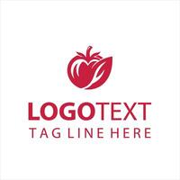 Vine And Tomato Logo vector