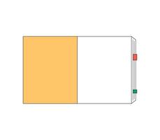 Illustration book retro unique design with blank background vector