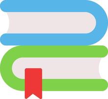 A book with a red ribbon on it vector