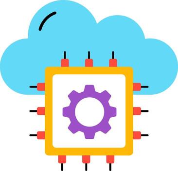 Cloud computing and the cloud computing platform vector