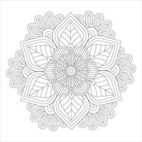 Intricate Oriental Mandala Patterns for Mindfulness and Relaxation Through Coloring vector