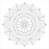 Intricate Oriental Mandala Designs for Stress Relief and Relaxation Perfect Abstract Patterns for Coloring Pages vector