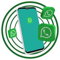 whatsapp is the most popular messaging app in the world vector