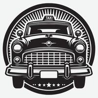 Retro Car Silhouette Clipart for Engaging Visual Design Projects vector
