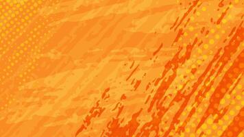 Orange color abstract grunge texture background. vector