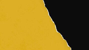 Yellow torn paper cut background.Texture background, banner desing. vector