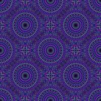 Abstract seamless bohemian gem stone mandala mosaic pattern background vector
