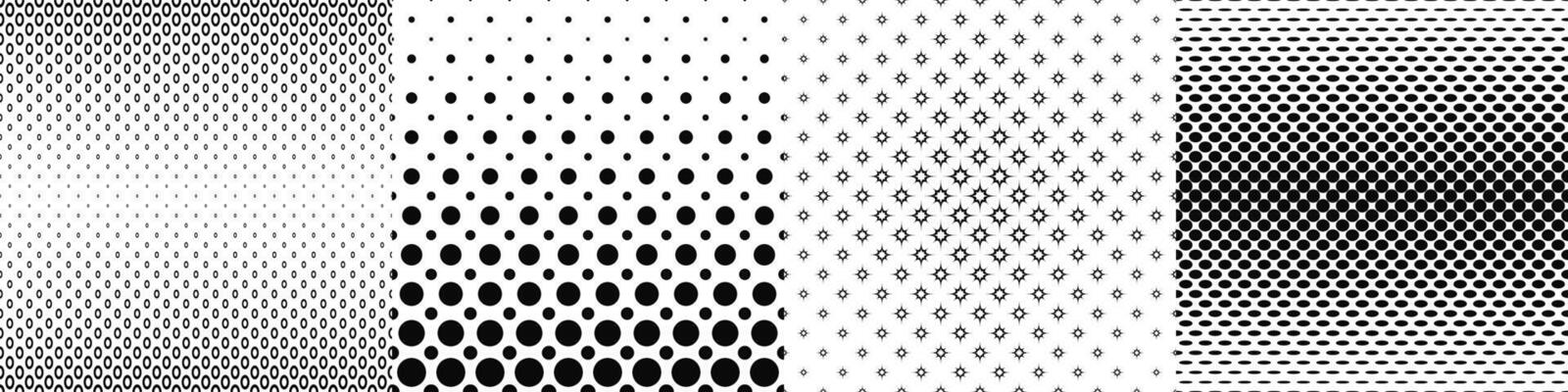 Black and white pattern collection