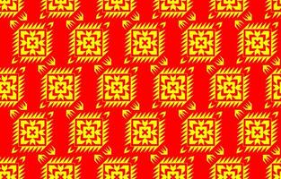 Artistic bold seamless patterns with ethnic geometric flair vector