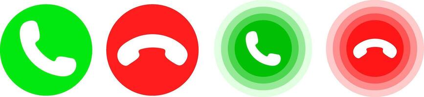 Incoming, outgoing, and missed icon set. Call phone icon. Set of signs for support. phone call receive icon sign vector
