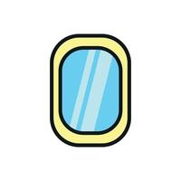 Mirror icon design showcasing a simple and modern concept graphic vector