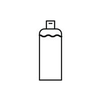 Icon design illustrating a modern and simple shampoo concept graphic vector