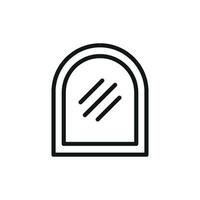 Icon concept displayed in a modern and simple mirror graphic design vector