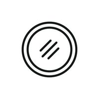 Mirror concept highlighted through a simple and modern icon design graphic vector