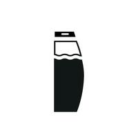 Modern concept graphic featuring a shampoo icon design in simplicity vector