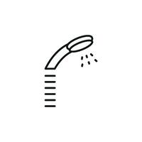 Shower icon design showcasing a simple and modern concept graphic vector
