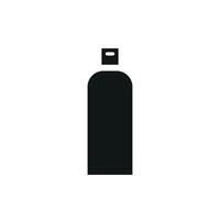 Shampoo concept highlighted through a simple and modern icon design graphic vector