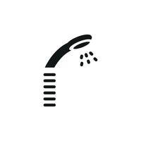 Shower concept highlighted through a simple and modern icon design graphic vector