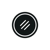 Modern concept graphic featuring a mirror icon design in simplicity vector