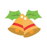 Bell concept graphic reflecting a modern and simple Christmas design vector
