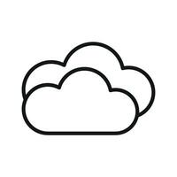 Cloudy weather design blends simplicity and functionality within a modern sport graphic concept vector