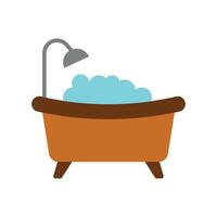 Bathtub icon design showcasing a simple and modern concept graphic vector