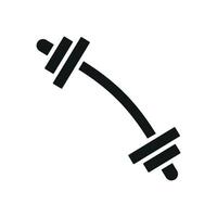 Barbell design features a contemporary look with a simple and clear graphic concept vector