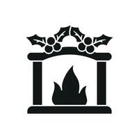 Concept highlighted through a simple and modern chimney design graphic vector