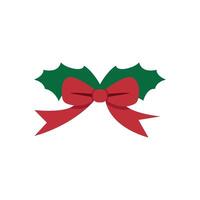 Bow design for Christmas in a simple modern concept graphic vector