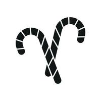 Modern concept graphic inspired by a Christmas cane candy design vector