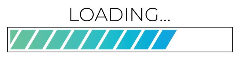 Loading progress bar. Simple loading bar. Progress bar. Data loading bar. illustration vector