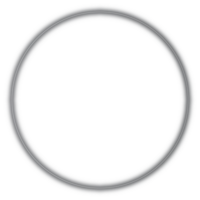 Grey Neon Glowing Circle Border Frame. Gradient Circle Frame in Black Neon. png