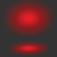 Black and red gradient wall and empty studio room background vector