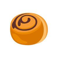 Cinnamon Roll, Sweets Illustration vector