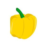 Bell Pepper Flat Icon, illustration vector