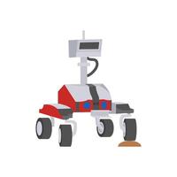 Space Robot, Space Illustration vector