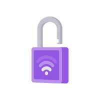 Secure Internet Flat Icon, illustration vector