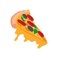 Pizza Flat Icon, illustration vector